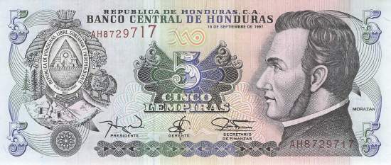 5 Lempiras1997 p81b